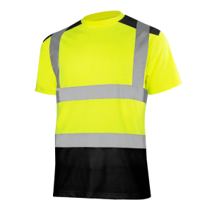 Tricou Reflectorizant T-REF (Galben/Negru)
