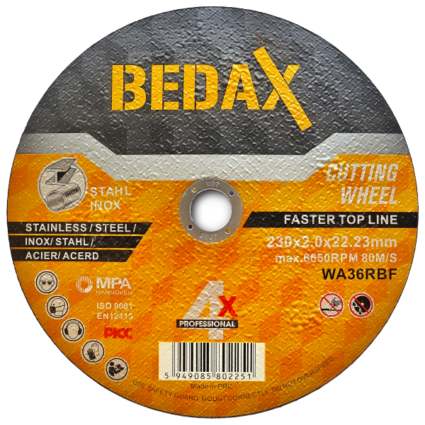 Disc Debitat Metal Orange 230 MM